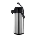 image of Thunder Group ASLG322 Airpot, 2.2 Liter (74 Oz.), 8-1/4" X 6-1/4" X 15-3/4"H, Glass Lined
