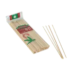 image of Thunder Group BAST010 Skewers, 10"L, Thin, Smooth-Pointed, 100 Pieces - Bag