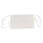image of Thunder Group CA1322WH Chef Regalia Waist Aprons, 13" X 22" (3) Pocket, 65/35 Poly/Cotton