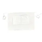 image of Thunder Group CA1928WH Chef Regalia Aprons, 19" X 28" (2) Pocket Bistro Half Length, 65/35 Poly/Cotton