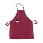 image of Thunder Group CA3326BG Chef Regalia Bib Aprons, 33" X 26", Full-Length With Pocket, 65/35 Poly/Cotton
