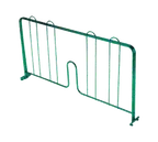 image of Thunder Group CMDE021 Green Epoxy Coated Wire Shelf Divider, 21"L, Pressure-Fit