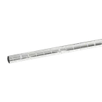 image of Thunder Group CMPC008 Heavy Duty Chrome Shelving Post, 8"H, Stationary, Leveling Foot, NSF