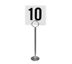 image of Thunder Group CRTCH008 Table Card Stand, 8", Wire Loop, Balanced, chrome plated