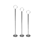 image of Thunder Group CRTCH018 Table Card Holder, 18", Wire Loop, Balanced, chrome plated
