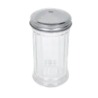 image of Thunder Group GLTWSJ012H Sugar Pourer, 12 Oz. Capacity, Paneled Glass, Center Hole Cap - Dozen