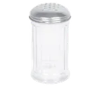 image of Thunder Group GLTWSJ012P Cheese Shaker, 12 Oz. Capacity, Paneled Glass, Perforated Cap - Dozen