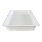 image of Thunder Group GN1002W Food Pan, 1/1 Gn, 2-1/2" Deep, Stackable, White
