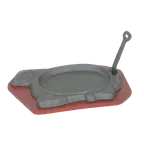 image of Thunder Group IRBB002 Steak Board Sizzle Platter Set, 3-Piece Includes