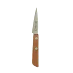 image of Thunder Group JAS013090 Carving Knife, 3-1/2" Blade, Riveted Wood Handle, Stainless Steel Blade