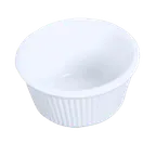image of Thunder Group ML533W1 Ramekin, 3-1/2 Oz. Capacity, 3-3/8" Dia., Round - Dozen