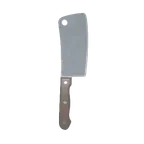 image of Thunder Group OW189 Asian Cleaver, 6" X 2-3/4" Riveted Wood Handle, Stainless Steel Blade