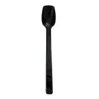 image of Thunder Group PLBS010BK Black Buffet Spoon, 10", 3/4 Oz., Solid - Dozen