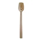 image of Thunder Group PLBS110BG Beige Buffet Spoon, 10", 3/4 Oz., Perforated - Dozen