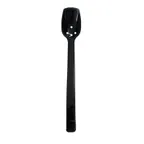 image of Thunder Group PLBS110BK Black Buffet Spoon, 10", 3/4 Oz., Perforated - Dozen
