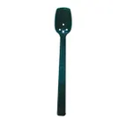 image of Thunder Group PLBS110GR Green Buffet Spoon, 10", 3/4 Oz., Perforated - Dozen