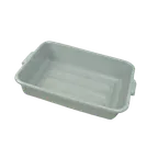 image of Thunder Group PLBT005G Gray Bus Box 1-Compartment 20-1/2" x 15-1/2" x 5" Polyethylene