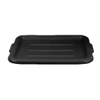 image of Thunder Group PLBTC001B Bus Box Cover, Stackable, High-Density Polyethylene, Black, NSF Certified