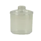 image of Thunder Group PLCJ007 Condiment Jar, 7 Oz. Capacity, With Cover, Plastic