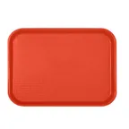 image of Thunder Group PLFFT1216RD Fast Food Tray, 12" X 16-1/4", Rectangular, Polypropylene, Red