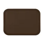 image of Thunder Group PLFFT1418BR Fast Food Tray, 14" X 17-3/4", Rectangular, Polypropylene, Brown