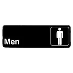 image of Thunder Group PLIS9313BK Information Symbol Sign, 9" X 3" "Men", Self-Adhesive Backing