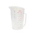 image of Thunder Group PLMD064CL Measuring Cup, 2 Qt. (2 Liter), 7-3/8"L X 6-7/16"W X 8-7/8"H, With Handle