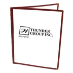 image of Thunder Group PLMENU-2MA Menu Cover, 8-1/2" X 11", Double-Fold, Flexible, maroon