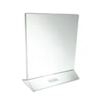 image of Thunder Group PLMH004 Table Card Holder, 8-1/2" X 11", Standard Style, Flat Plane Insert Panel, clear