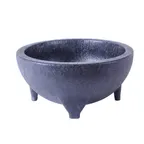 image of Thunder Group PLMJ056BK Molcajete Salsa Bowl, 56 Oz., 8-5/8" X 8-5/8" X 4", Plastic