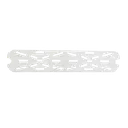 image of Thunder Group PLPA7120LDS Food Pan Drain Tray, 1/2 Size Long, Polycarbonate, Clear
