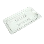 image of Thunder Group PLPA7130C Food Pan Cover, 1/3 Size, Solid, Built-In Handle