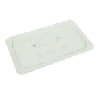 image of Thunder Group PLPA7140C Food Pan Cover, 1/4 Size, Solid, Built-In Handle