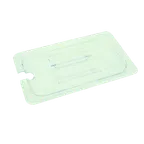 image of Thunder Group PLPA7140CS Food Pan Cover, 1/4 Size, Slotted, Built-In Handle