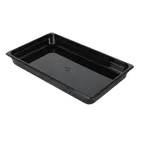 image of Thunder Group PLPA8002BK Food Pan, Full Size, 2-1/2" Deep, Shatter And Scratch Resistant, Black