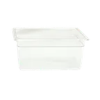 image of Thunder Group PLPA8126 Food Pan, 1/2 Size, 6" Deep, Shatter And Scratch Resistant