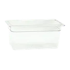 image of Thunder Group PLPA8136 Food Pan, 1/3 Size, 6" Deep, Shatter And Scratch Resistant, Clear