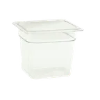 image of Thunder Group PLPA8166 Food Pan, 1/6 Size, 6" Deep, Shatter And Scratch Resistant