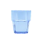 image of Thunder Group PLPCTB108BL Rocks Glass, 8 Oz., Break-Resistant, Stackable - Dozen