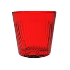 image of Thunder Group PLPCTB308RD Tumbler, 8 Oz., Swirl Design, Starburst® Pattern Base - Dozen