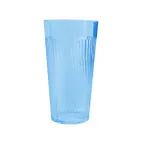 image of Thunder Group PLPCTB316BL Tumbler, 16 Oz. (18 Oz. Rim Full), Swirl Design, Starburst® Pattern Base - Dozen