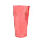 image of Thunder Group PLPCTB316RD Tumbler, 16 Oz. (18 Oz. Rim Full), Swirl Design, Starburst® Pattern Base - Dozen
