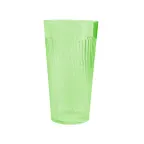 image of Thunder Group PLPCTB324GR Tumbler, 24 Oz. (26 Oz. Rim Full), Swirl Design, Starburst® Pattern Base - Dozen