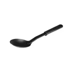 image of Thunder Group PLPP004BK Spoon, 11-1/2"L, Solid, Heat-Resistant Up To 410°F, Black