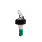 image of Thunder Group PLPR075C Liquor Pourer, 3/4 Oz., With Black Collar, Fits Standard 750Ml Bottle, 12 Each - Pack