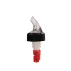image of Thunder Group PLPR100C Liquor Pourer, 1 Oz., With Black Collar, Fits Standard 750Ml Bottle, 12 Each - Pack