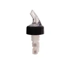 image of Thunder Group PLPR125C Liquor Pourer, 1-1/4 Oz., With Black Collar, Fits Standard 750Ml Bottle, 12 Each - Pack