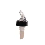 image of Thunder Group PLPR200C Liquor Pourer, 2 Oz., With Black Collar, Fits Standard 750Ml Bottle, 12 Each - Pack