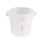 image of Thunder Group PLRFT301TL Food Storage Container, 1 Quart, Round, Stain & Chemical Resistant