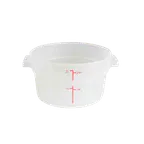 image of Thunder Group PLRFT302TL Food Storage Container, 2 Quart, Round, Stain & Chemical Resistant